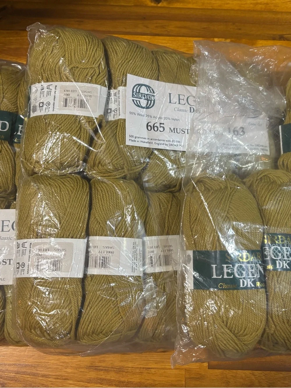 Sirdar Legend DK Mustard Yarn - 665